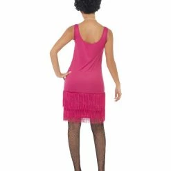 Smiffys USA 20's Funtime Flapper Women's Pink Costume