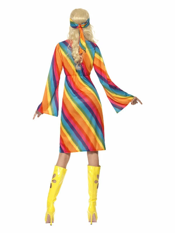 Smiffys USA 60s Rainbow Hippie Women's Costume 5 Smiffys USA 60s Rainbow Hippie Women's Costume