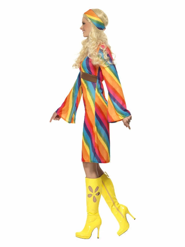 Smiffys USA 60s Rainbow Hippie Women's Costume 4 Smiffys USA 60s Rainbow Hippie Women's Costume