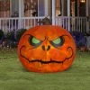Gemmy 58" Airblown Reaper Pumpkin Inflatable Yard Lawn Decoration 2 Gemmy 58" Airblown Reaper Pumpkin Inflatable Yard Lawn Decoration