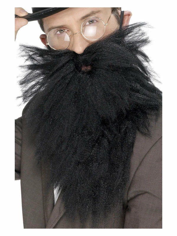 Smiffys USA Long Beard & Tash, Black 3 Smiffys USA Long Beard & Tash, Black