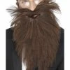 Smiffys USA Long Beard & Tash, Brown 2 Smiffys USA Long Beard & Tash, Brown