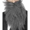 Smiffys USA Makeup & SFX Long Beard & Tash, Grey