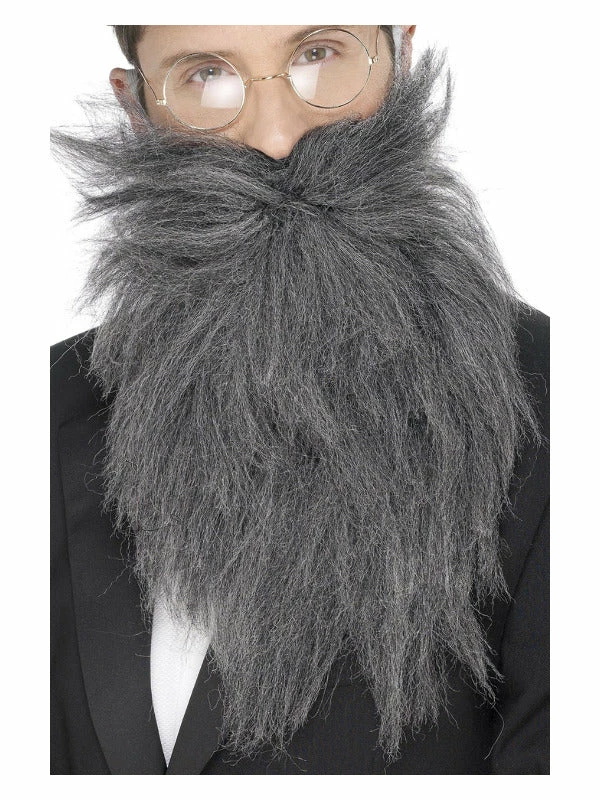 Smiffys USA Makeup & SFX Long Beard & Tash, Grey 3 Smiffys USA Makeup & SFX Long Beard & Tash, Grey