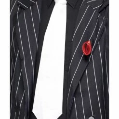 Smiffys USA 20s White Gangster Tie On Elastic Adult 1920's Costumes