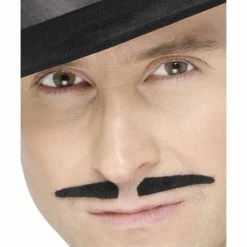 Smiffys USA Black Spiv Tash, Black 1920's Costumes