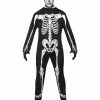 Smiffys USA Skeleton Men's Costume 2 Smiffys USA Skeleton Men's Costume