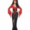 Smiffys USA Evil Queen Red And Black Women's Costume