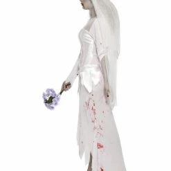 Smiffys USA Costumes Till Death Do Us Part Zombie Bride Costume