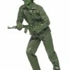Smiffys USA Costumes Toy Army Soldier Adult Green Costume