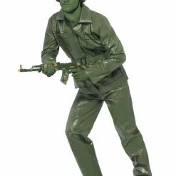 Smiffys USA Costumes Toy Army Soldier Adult Green Costume