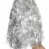 Smiffys USA Accessories Pom Poms Metallic Silver