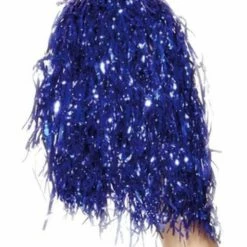 Smiffys USA Pom Poms Metallic Blue Accessories