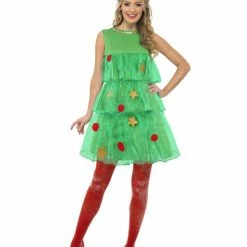 Smiffys USA Christmas Tree Women's Costume Dress