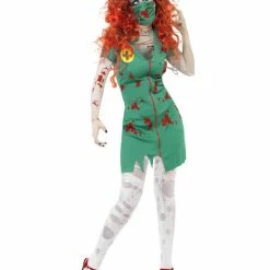Smiffys USA Costumes Zombie Scrub Nurse Costume
