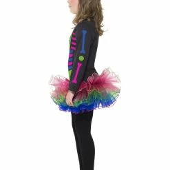 Smiffys USA Costumes Neon Skeleton Girl Costume