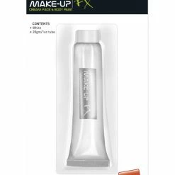 Smiffys USA Smiffys Make-Up FX, Aqua Cream Make-Up, White