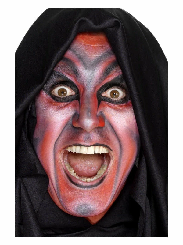 Smiffys USA Smiffys Make-Up FX, Aqua Cream Make-Up, Red 3 Smiffys USA Smiffys Make-Up FX, Aqua Cream Make-Up, Red