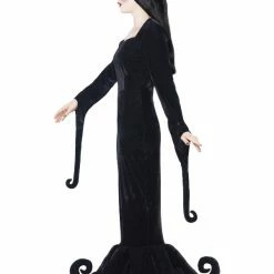 Smiffys USA Duchess Of The Manor Long Black Dress Women's Costume Costumes