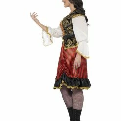 Smiffys USA Curves Pirate Lady Costume
