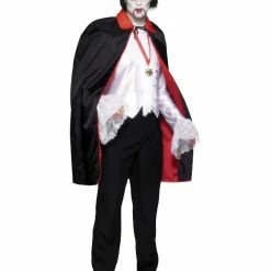 Smiffys USA Reversible Vampire Red And Black Adult Cape Accessories