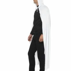 Smiffys USA Hooded White Adult Cape