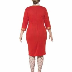 Smiffys USA Curves Air Hostess Costume Costumes