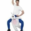 Smiffys USA Piggyback Ride A White Rabbit Bunny Adult Costume Costumes
