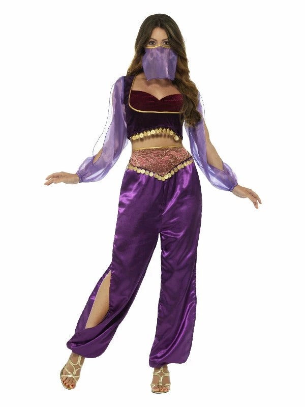 Smiffys USA Costumes Arabian Princess Women's Purple Costume 3 Smiffys USA Costumes Arabian Princess Women's Purple Costume