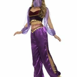 Smiffys USA Costumes Arabian Princess Women's Purple Costume