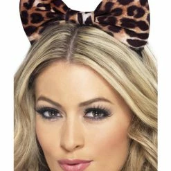 Smiffys USA Accessories Cheetah Bow On Headband