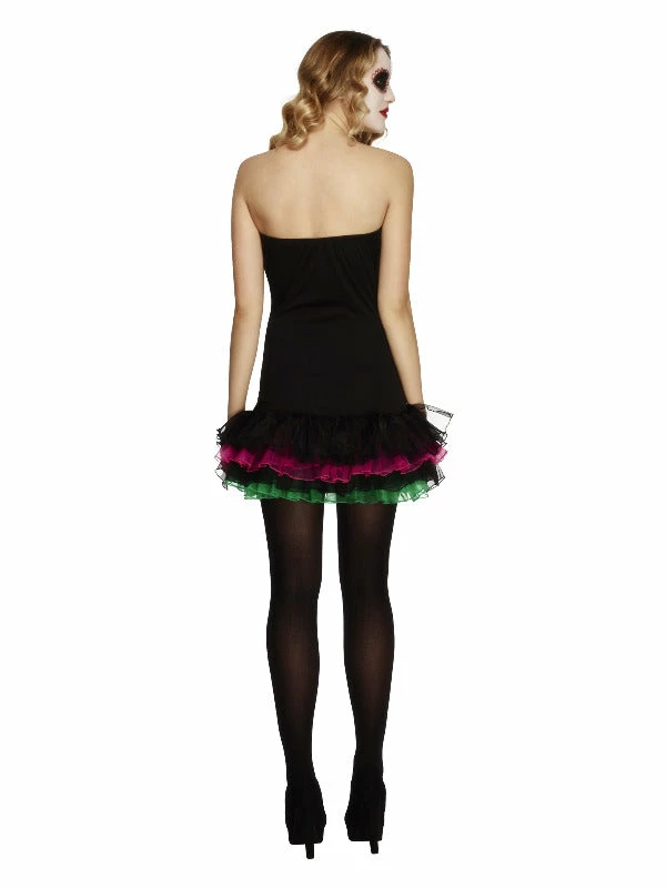 Smiffys USA Skeleton Fever Neon Women's Tutu Costume Costumes 5 Smiffys USA Skeleton Fever Neon Women's Tutu Costume Costumes