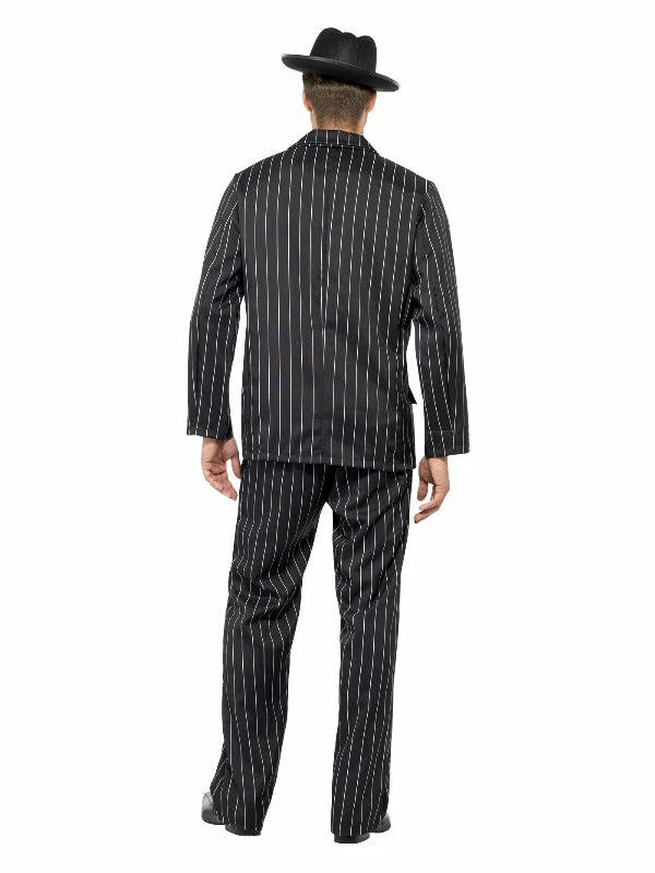 Smiffys USA Costumes 20s Men's Black Pinstripe Zoot Suit Costume 5 Smiffys USA Costumes 20s Men's Black Pinstripe Zoot Suit Costume