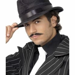 Smiffys USA 1920's Costumes 20s Indestructible Fedora Hat