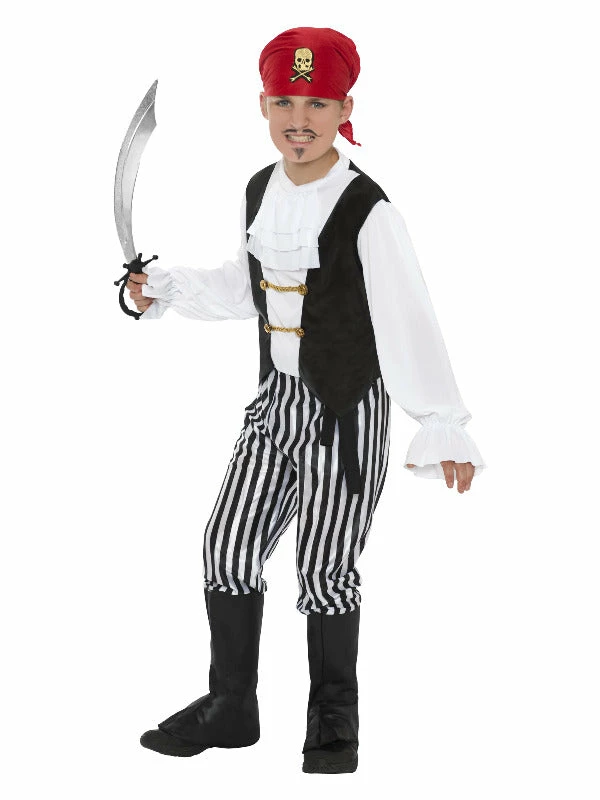 Smiffys USA Costumes Pirate Boy's Costume 3 Smiffys USA Costumes Pirate Boy's Costume