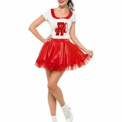 Smiffys USA Sandy Cheerleader Women's Grease Costume