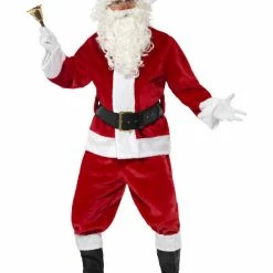 Smiffys USA Costumes Santa Claus Adult Costume & Hat