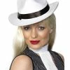 Smiffys USA 20s Gangster Adult White Hat 1920's Costumes 1 Smiffys USA 20s Gangster Adult White Hat 1920's Costumes