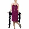 Smiffys USA 20's Jazz Flapper Women's Burgundy Red Costume Costumes