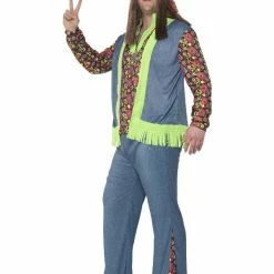 Smiffys USA Curves Hippie Costume Costumes