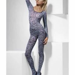 Smiffys USA Accessories Leopard Print Bodysuit