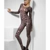 Smiffys USA Cheetah Print Women's Bodysuit