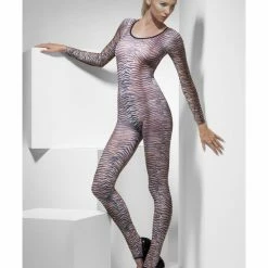 Smiffys USA Tiger Print Bodysuit