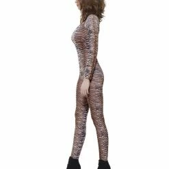 Smiffys USA Tiger Print Bodysuit