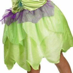 Disguise Costumes Tinker Bell Rainbow Classic Girls Child & Toddler Costume With Purple Wings