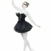 Smiffys USA Gothic Swan Masquerade Women's Tutu Ballet Costume Costumes