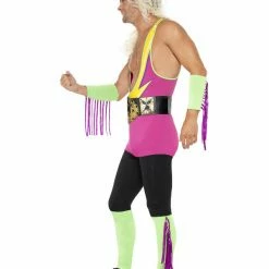 Smiffys USA Costumes 90s Retro Wrestler Men's Costume