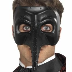 Smiffys USA Venetian Gothic Capitano Men's Mask Masks