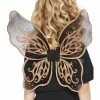 Smiffys USA Accessories Dark Botanicals Butterfly Child Wings Gold