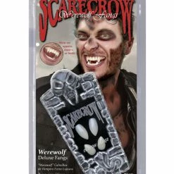Smiffys USA Makeup & SFX Deluxe Werewolf Fangs, White